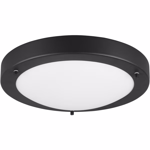 HLW LED LED Plafondlamp - Badkamerlamp - Trion Condi - Opbouw Rond - Spatwaterdicht IP44 - E27 Fitting - Mat Zwart Aluminium - Ø310mm HLW LED LED Plafondlamp - Badkamerlamp - Trion Condi - Opbouw Rond - Spatwaterdicht IP44 - E27 Fitting - Mat Zwart Aluminium - Ø310mm