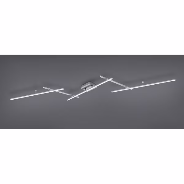 HLW LED LED Plafondlamp - Trion Ardino - 22W - Aanpasbare Kleur - RGBW - Dimbaar - Afstandsbediening - Rechthoek - Mat Nikkel - Aluminium HLW LED LED Plafondlamp - Trion Ardino - 22W - Aanpasbare Kleur - RGBW - Dimbaar - Afstandsbediening - Rechthoek - Mat Nikkel - Aluminium