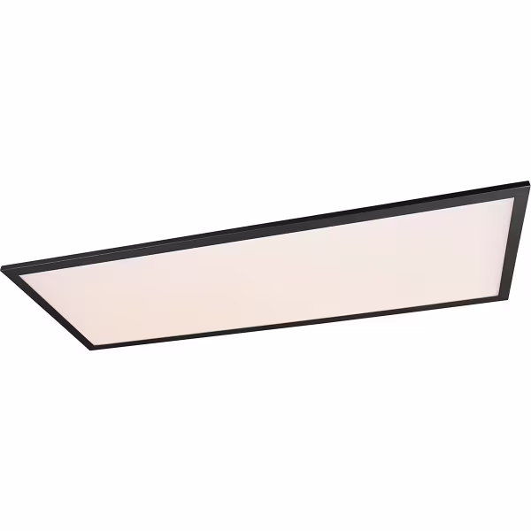 HLW LED LED Ceiling Lamp - Ceiling Lighting - Trion Alina - 34W - Warm White 3000K - Matte Black - Aluminum - 80cm HLW LED LED Ceiling Lamp - Ceiling Lighting - Trion Alina - 34W - Warm White 3000K - Matte Black - Aluminum - 80cm