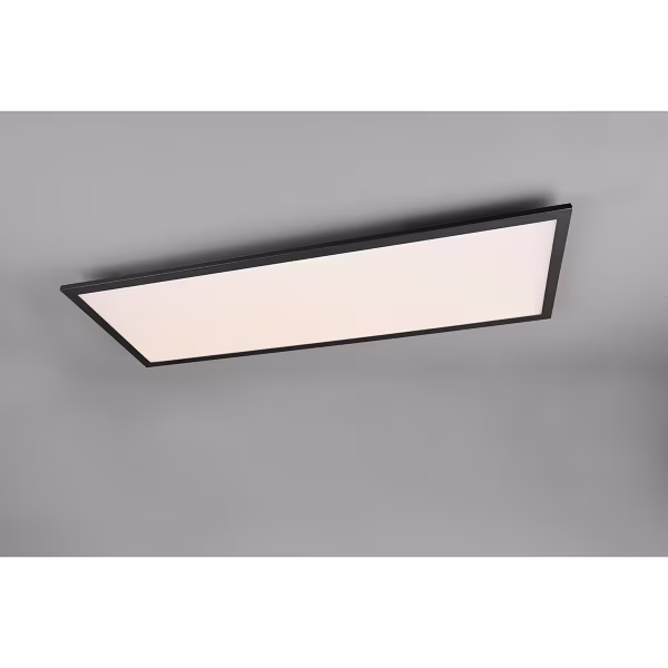 HLW LED LED Ceiling Lamp - Ceiling Lighting - Trion Alina - 34W - Warm White 3000K - Matte Black - Aluminum - 80cm HLW LED LED Ceiling Lamp - Ceiling Lighting - Trion Alina - 34W - Warm White 3000K - Matte Black - Aluminum - 80cm
