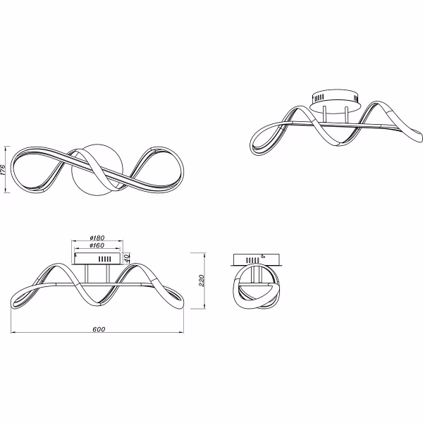 HLW LED LED Ceiling Light - Ceiling Lighting - Trion Peruino - 28W - Natural White 4000K - Dimmable - Round - Gloss Chrome - Aluminum HLW LED LED Ceiling Light - Ceiling Lighting - Trion Peruino - 28W - Natural White 4000K - Dimmable - Round - Gloss Chrome - Aluminum