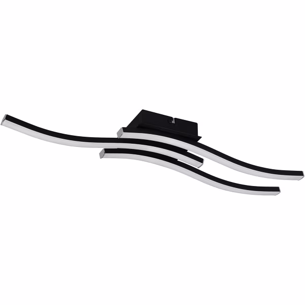 HLW LED LED Plafondlamp - Plafondverlichting - Trion Ritonu - 15W - Natuurlijk Wit 4000K - Dimbaar - Rechthoek - Mat Zwart - Aluminium HLW LED LED Plafondlamp - Plafondverlichting - Trion Ritonu - 15W - Natuurlijk Wit 4000K - Dimbaar - Rechthoek - Mat Zwart - Aluminium