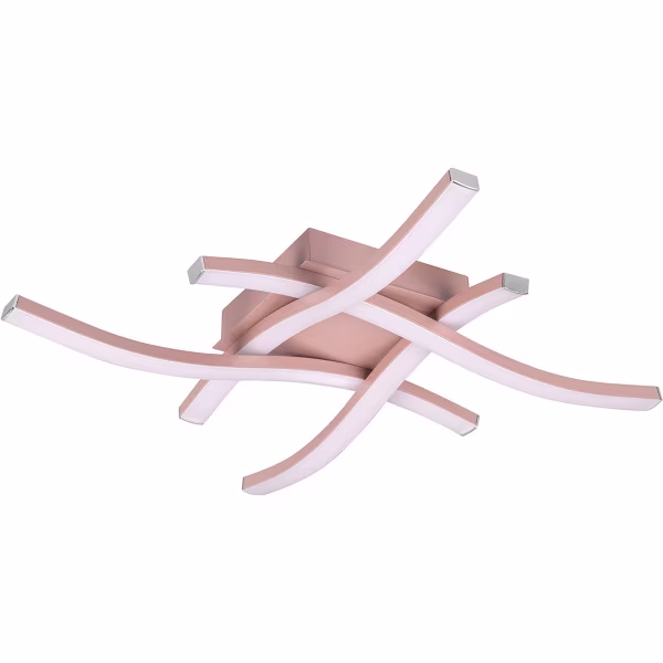 HLW LED LED Plafondlamp - Plafondverlichting - Trion Ritonu - 20W - Natuurlijk Wit 4000K - Dimbaar - Vierkant - Mat Roségoud - Aluminium HLW LED LED Plafondlamp - Plafondverlichting - Trion Ritonu - 20W - Natuurlijk Wit 4000K - Dimbaar - Vierkant - Mat Roségoud - Aluminium