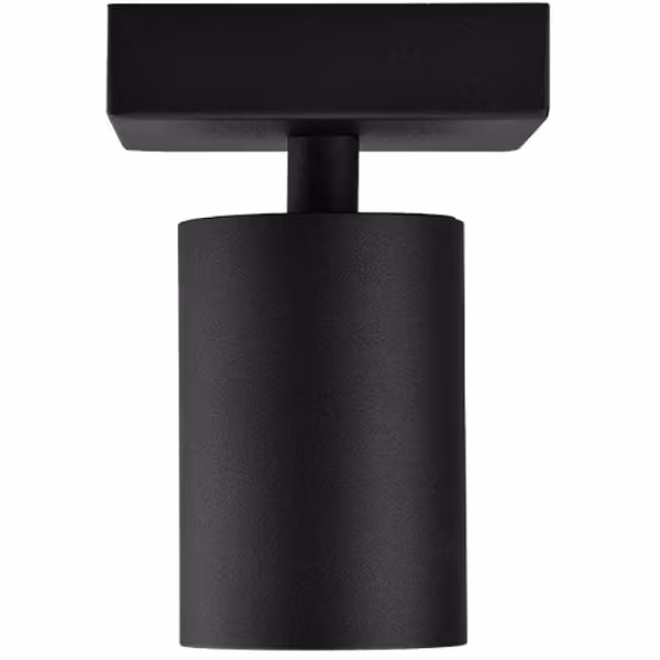 HLW LED LED Ceiling Spotlight - Brinton Betin - GU10 Fitting - 1-light - Round - Matte Black - Tiltable - Aluminum - Philips - CorePro 827 36D - Dimmable - 4W - Warm White 2700K HLW LED LED Ceiling Spotlight - Brinton Betin - GU10 Fitting - 1-light - Round - Matte Black - Tiltable - Aluminum - Philips - CorePro 827 36D - Dimmable - 4W - Warm White 2700K