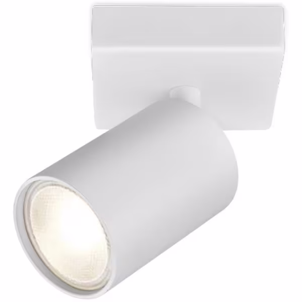 HLW LED LED Plafondspot - Brinton Betin - GU10 Fitting - 1-lichts - Rond - Mat Wit - Kantelbaar - Aluminium - Philips - CorePro 830 36D - 3.5W - Warm Wit 3000K HLW LED LED Plafondspot - Brinton Betin - GU10 Fitting - 1-lichts - Rond - Mat Wit - Kantelbaar - Aluminium - Philips - CorePro 830 36D - 3.5W - Warm Wit 3000K