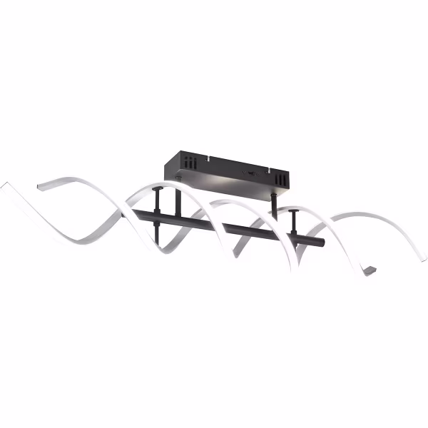 HLW LED LED Plafondlamp - Plafondverlichting - Trion Sarina - 41W - Aanpasbare Kleur - Dimbaar - Rechthoek - Geborsteld Zilver - Aluminium HLW LED LED Plafondlamp - Plafondverlichting - Trion Sarina - 41W - Aanpasbare Kleur - Dimbaar - Rechthoek - Geborsteld Zilver - Aluminium