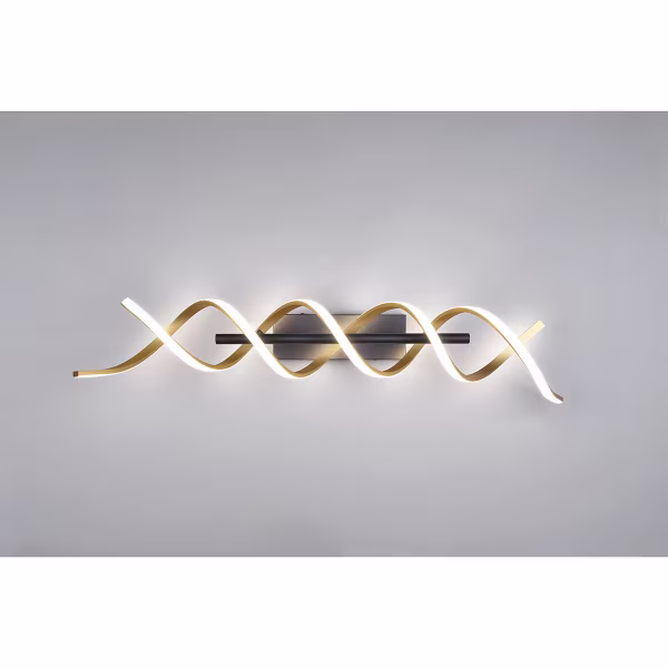 HLW LED LED Ceiling Lamp - Ceiling Lighting - Trion Sarina - 41W - Adjustable Color - Dimmable - Rectangle - Matte Gold - Aluminum HLW LED LED Ceiling Lamp - Ceiling Lighting - Trion Sarina - 41W - Adjustable Color - Dimmable - Rectangle - Matte Gold - Aluminum