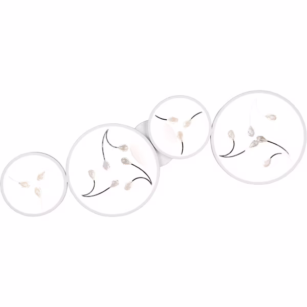 HLW LED LED Ceiling Light - Ceiling Lighting - Trion Moovy - 37W - Natural White 4000K - Dimmable - Rectangular - Matte White - Aluminum HLW LED LED Ceiling Light - Ceiling Lighting - Trion Moovy - 37W - Natural White 4000K - Dimmable - Rectangular - Matte White - Aluminum