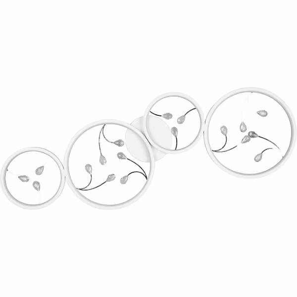 HLW LED LED Ceiling Light - Ceiling Lighting - Trion Moovy - 37W - Natural White 4000K - Dimmable - Rectangular - Matte White - Aluminum HLW LED LED Ceiling Light - Ceiling Lighting - Trion Moovy - 37W - Natural White 4000K - Dimmable - Rectangular - Matte White - Aluminum