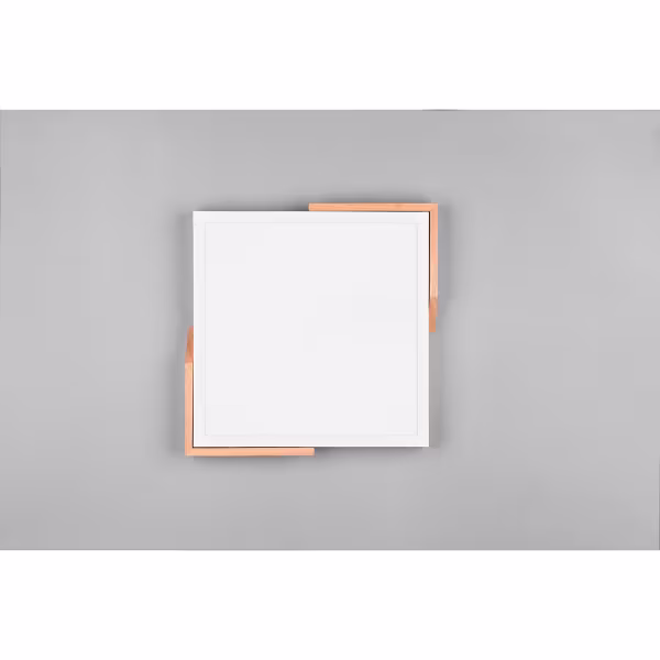 HLW LED LED Ceiling Lamp - Ceiling Lighting - Trion Mirza - 20W - Warm White 3000K - Dimmable - Square - Matte White - Plastic HLW LED LED Ceiling Lamp - Ceiling Lighting - Trion Mirza - 20W - Warm White 3000K - Dimmable - Square - Matte White - Plastic