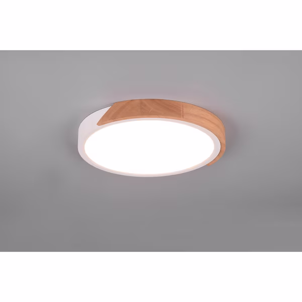 HLW LED LED Plafondlamp - Plafondverlichting - Trion Jersa - 20W - Warm Wit 3000K - Dimbaar - Rond - Mat Wit - Kunststof HLW LED LED Plafondlamp - Plafondverlichting - Trion Jersa - 20W - Warm Wit 3000K - Dimbaar - Rond - Mat Wit - Kunststof