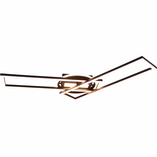 HLW LED LED Ceiling Light - Ceiling Lighting - Trion Tiger - 30W - Adjustable Color - Remote Control - Dimmable - Rectangular - Matte Black - Aluminum HLW LED LED Ceiling Light - Ceiling Lighting - Trion Tiger - 30W - Adjustable Color - Remote Control - Dimmable - Rectangular - Matte Black - Aluminum