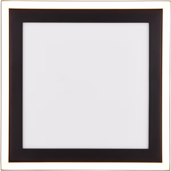 HLW LED LED Ceiling Lamp - Ceiling Lighting - Trion Coman - 24.5W - Warm White 3000K - Square - Matte Black - Plastic HLW LED LED Ceiling Lamp - Ceiling Lighting - Trion Coman - 24.5W - Warm White 3000K - Square - Matte Black - Plastic