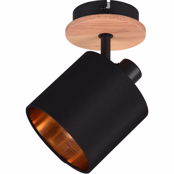 HLW LED LED Wandspot - Wandverlichting - Trion Torry - E14 Fitting - Rond - Mat Bruin - Aluminium HLW LED LED Wandspot - Wandverlichting - Trion Torry - E14 Fitting - Rond - Mat Bruin - Aluminium