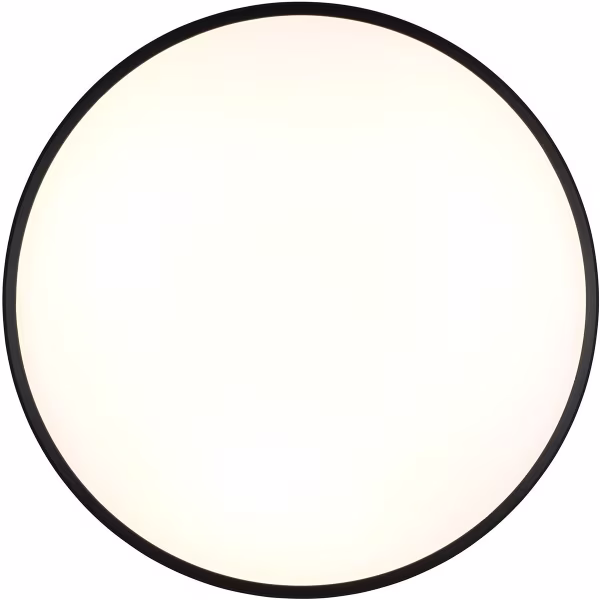 HLW LED LED Ceiling Lamp - Ceiling Lighting - Trion Lombis - 34W - Warm White 3000K - Dimmable - Round - Matte Black - Plastic HLW LED LED Ceiling Lamp - Ceiling Lighting - Trion Lombis - 34W - Warm White 3000K - Dimmable - Round - Matte Black - Plastic