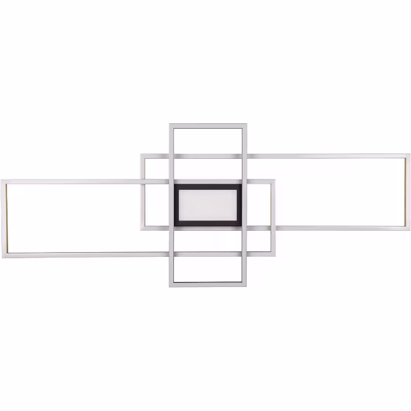 HLW LED LED Ceiling Lamp - Ceiling Lighting - Trion Urano - 60W - Adjustable Color - Remote Control - Dimmable - Rectangular - Matte Gold - Aluminum HLW LED LED Ceiling Lamp - Ceiling Lighting - Trion Urano - 60W - Adjustable Color - Remote Control - Dimmable - Rectangular - Matte Gold - Aluminum