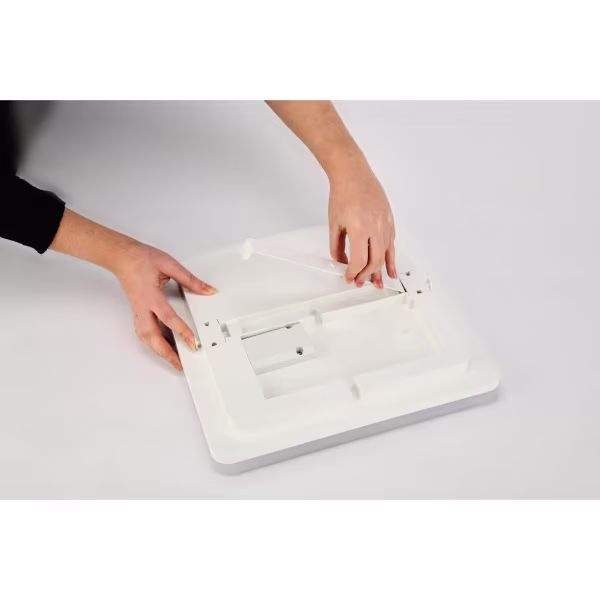 HLW LED LED Plafondlamp - Plafondverlichting - Badkamerlamp - Andres - Opbouw Vierkant 15W - Waterdicht IP54 - Helder/Koud Wit 6400K - Mat Wit - Kunststof HLW LED LED Plafondlamp - Plafondverlichting - Badkamerlamp - Andres - Opbouw Vierkant 15W - Waterdicht IP54 - Helder/Koud Wit 6400K - Mat Wit - Kunststof