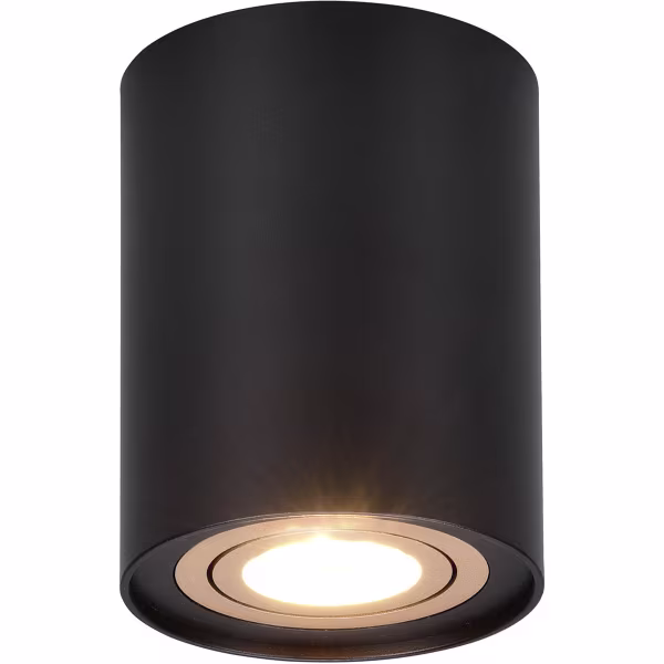 HLW LED LED Plafondspot - Trion Cosmin - GU10 Fitting - Rond - Mat Zwart - Aluminium HLW LED LED Plafondspot - Trion Cosmin - GU10 Fitting - Rond - Mat Zwart - Aluminium