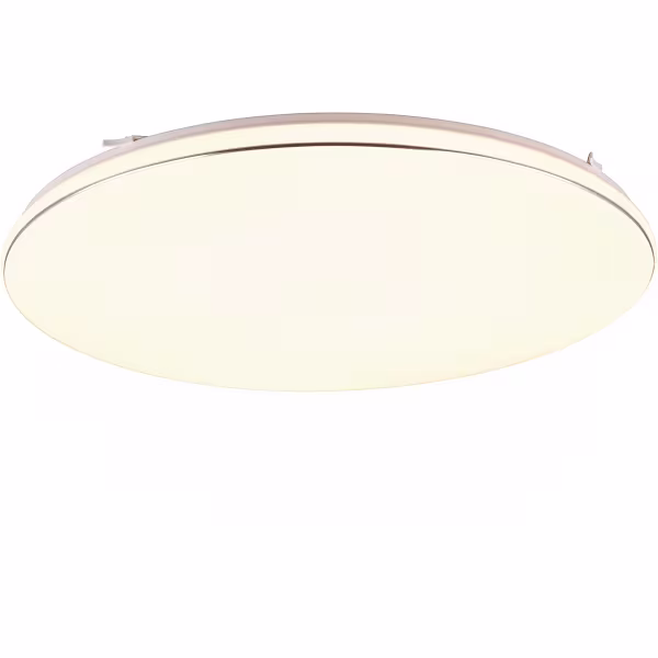 HLW LED LED Ceiling Lamp - Trion Lana - 46W - Warm White 3000K - Dimmable - Round - Matte White - Plastic HLW LED LED Ceiling Lamp - Trion Lana - 46W - Warm White 3000K - Dimmable - Round - Matte White - Plastic