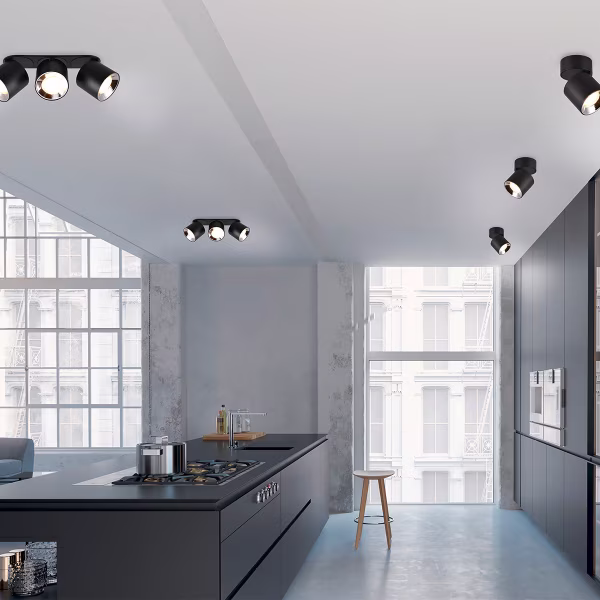 HLW LED LED Plafondlamp - Plafondverlichting - Trion Pinati - GU10 Fitting - 3-lichts - Rond - Mat Zwart - Metaal HLW LED LED Plafondlamp - Plafondverlichting - Trion Pinati - GU10 Fitting - 3-lichts - Rond - Mat Zwart - Metaal