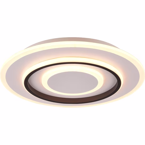 HLW LED LED Ceiling Light - Trion Gora - 46W - Adjustable color - Dimmable - Round - Matte White - Metal HLW LED LED Ceiling Light - Trion Gora - 46W - Adjustable color - Dimmable - Round - Matte White - Metal