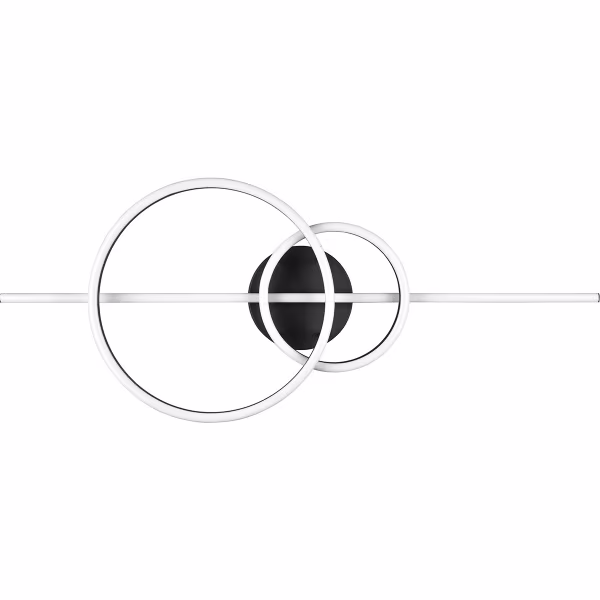 HLW LED LED Plafondlamp - Trion Atilla - 54W - Aanpasbare kleur - Dimbaar - Mat Zwart - Metaal HLW LED LED Plafondlamp - Trion Atilla - 54W - Aanpasbare kleur - Dimbaar - Mat Zwart - Metaal