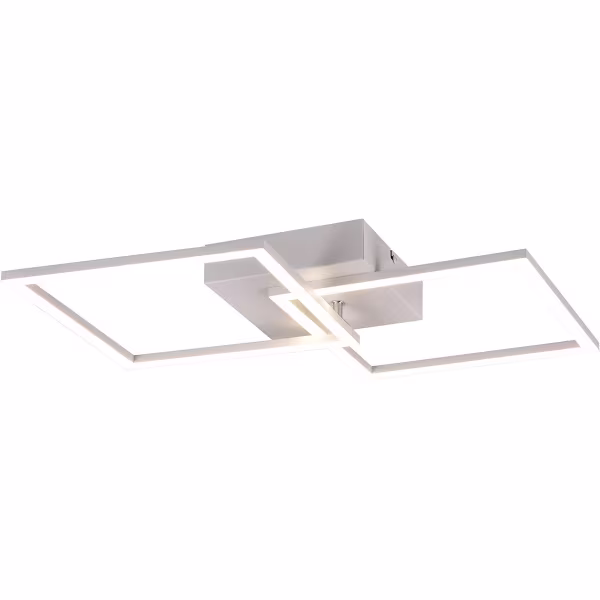 HLW LED LED Ceiling Lamp - Ceiling Lighting - Trion Square - 20W - Natural White 4000K - Square - Matte White - Metal HLW LED LED Ceiling Lamp - Ceiling Lighting - Trion Square - 20W - Natural White 4000K - Square - Matte White - Metal