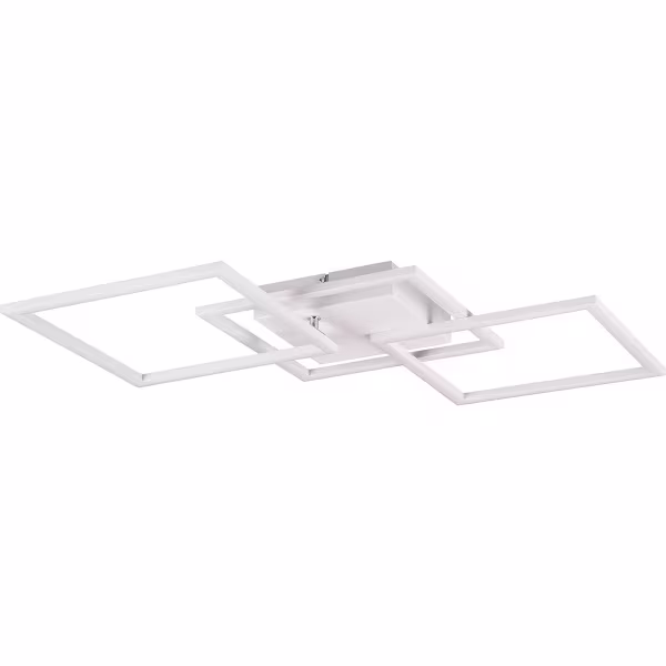 HLW LED LED Plafondlamp - Trion Square - 38W - Natuurlijk Wit 4000K - Vierkant - Mat Wit - Metaal HLW LED LED Plafondlamp - Trion Square - 38W - Natuurlijk Wit 4000K - Vierkant - Mat Wit - Metaal