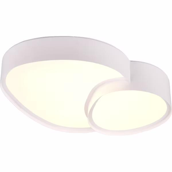 HLW LED LED Plafondlamp - Trion Shine - 21W - Aanpasbare Kleur - Dimbaar - Afstandsbediening - Mat Wit - Metaal HLW LED LED Plafondlamp - Trion Shine - 21W - Aanpasbare Kleur - Dimbaar - Afstandsbediening - Mat Wit - Metaal