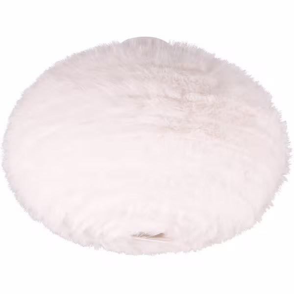 HLW LED LED Ceiling Lamp - Ceiling Lighting - Trion Fluffy - E27 Fitting - Round - Taupe - Synthetic Plush HLW LED LED Ceiling Lamp - Ceiling Lighting - Trion Fluffy - E27 Fitting - Round - Taupe - Synthetic Plush