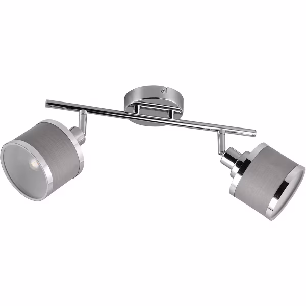 HLW LED LED Plafondspot - Trion Arona - E14 Fitting - 2-lichts - Rond - Chroom - Metaal HLW LED LED Plafondspot - Trion Arona - E14 Fitting - 2-lichts - Rond - Chroom - Metaal