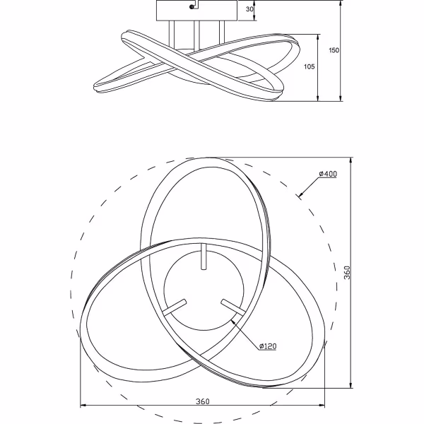 HLW LED LED Plafondlamp - Plafondverlichting - Trion Meteo - 15W - Natuurlijk Wit 4000K - Mat Wit - Metaal HLW LED LED Plafondlamp - Plafondverlichting - Trion Meteo - 15W - Natuurlijk Wit 4000K - Mat Wit - Metaal