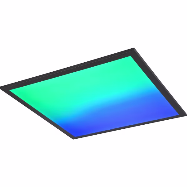 HLW LED LED Plafondlamp - Plafondverlichting - Trion Atex - 18W - RGBW - Dimbaar - Aanpasbare Kleur - Afstandsbediening - Nachtlamp - Mat Zwart - Metaal HLW LED LED Plafondlamp - Plafondverlichting - Trion Atex - 18W - RGBW - Dimbaar - Aanpasbare Kleur - Afstandsbediening - Nachtlamp - Mat Zwart - Metaal