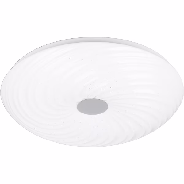 HLW LED LED Plafondlamp - Trion Graty - 22W - Aanpasbare Kleur - Dimbaar - Afstandsbediening - Sterlicht - Rond - Mat Wit - Kunststof HLW LED LED Plafondlamp - Trion Graty - 22W - Aanpasbare Kleur - Dimbaar - Afstandsbediening - Sterlicht - Rond - Mat Wit - Kunststof