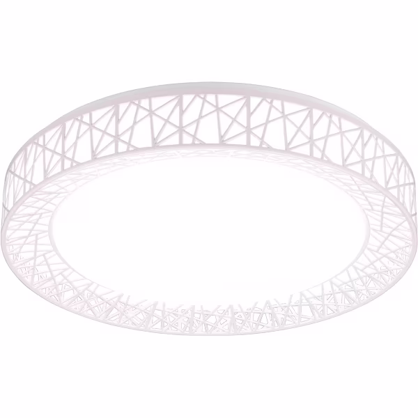 HLW LED LED Plafondlamp - Trion Lester - 40W - Aanpasbare Kleur - Dimbaar - Afstandsbediening - Rond - Wit - Kunststof HLW LED LED Plafondlamp - Trion Lester - 40W - Aanpasbare Kleur - Dimbaar - Afstandsbediening - Rond - Wit - Kunststof