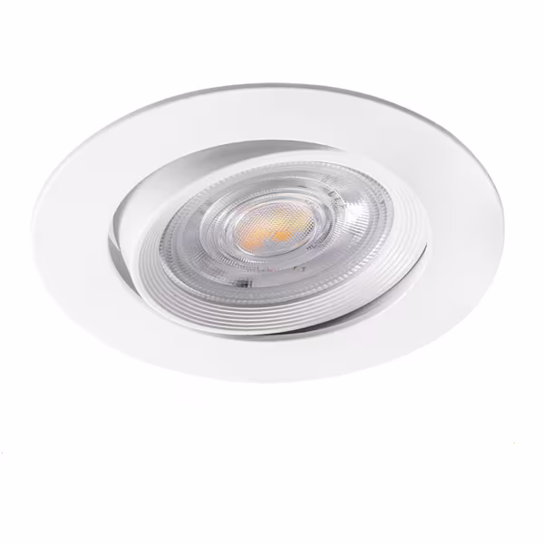 HLW LED LED Recessed Spotlight - Brinton - 7W 630lm 38D - Dimmable - 840 Natural White 4000K - Round - White HLW LED LED Recessed Spotlight - Brinton - 7W 630lm 38D - Dimmable - 840 Natural White 4000K - Round - White