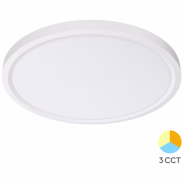 HLW LED LED Ceiling Light - Brinton Jin - 45W 5280lm - 840 Natural White 4000K - Ø500 mm - Surface Mounted - Round - White HLW LED LED Ceiling Light - Brinton Jin - 45W 5280lm - 840 Natural White 4000K - Ø500 mm - Surface Mounted - Round - White