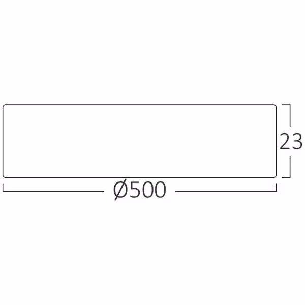 HLW LED LED Ceiling Light - Brinton Jin - 45W 5280lm - 865 Bright/Cool White 6500K - Ø500 mm - Surface Mounted - Round - Black HLW LED LED Ceiling Light - Brinton Jin - 45W 5280lm - 865 Bright/Cool White 6500K - Ø500 mm - Surface Mounted - Round - Black