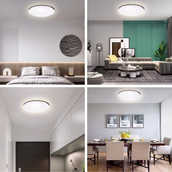 Velvalux LED Plafondlamp met Sensor - Velvalux - 18W 2000lm - Warm Wit 3000K - Spatwaterdicht IP44 - Opbouw - Rond - Wit Velvalux LED Plafondlamp met Sensor - Velvalux - 18W 2000lm - Warm Wit 3000K - Spatwaterdicht IP44 - Opbouw - Rond - Wit