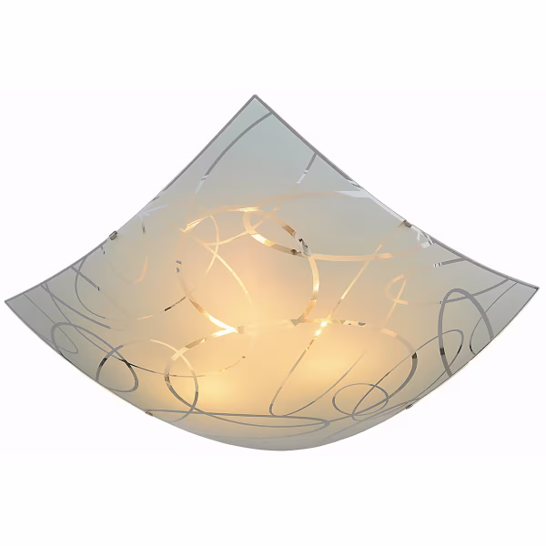 HLW LED LED Plafondlamp - Plafondverlichting - Trion Spirilo - E27 Fitting - 3-lichts - Vierkant - Mat Wit - Aluminium