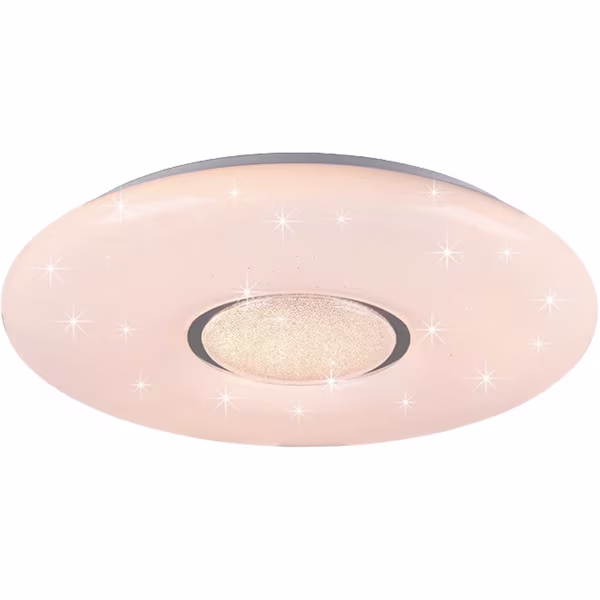 HLW LED LED Ceiling Lamp WiZ - Smart LED - Ceiling Lighting - Trion Liva - 20W - Adjustable Color - RGBW - Dimmable - Round - Matte White - Plastic HLW LED LED Ceiling Lamp WiZ - Smart LED - Ceiling Lighting - Trion Liva - 20W - Adjustable Color - RGBW - Dimmable - Round - Matte White - Plastic