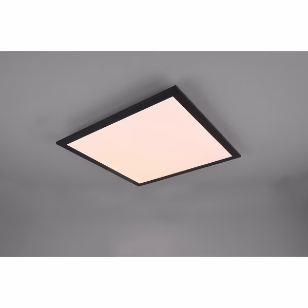 HLW LED LED Plafondlamp - Plafondverlichting - Trion Tirus - 18W - Aanpasbare Kleur - Afstandsbediening - Dimbaar - Vierkant - Mat Zwart - Aluminium HLW LED LED Plafondlamp - Plafondverlichting - Trion Tirus - 18W - Aanpasbare Kleur - Afstandsbediening - Dimbaar - Vierkant - Mat Zwart - Aluminium
