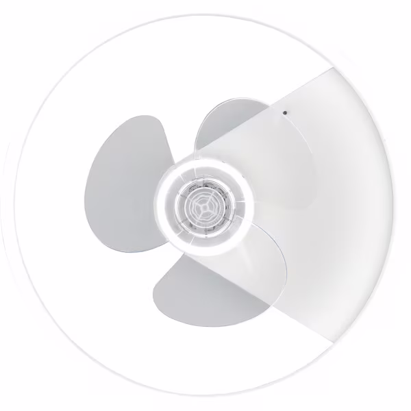 HLW LED LED Ceiling Light with Fan - Ceiling Fan - Trion Borkino - 30W - Adjustable Color - Remote Control - Dimmable - Round - Matte White - Aluminum HLW LED LED Ceiling Light with Fan - Ceiling Fan - Trion Borkino - 30W - Adjustable Color - Remote Control - Dimmable - Round - Matte White - Aluminum