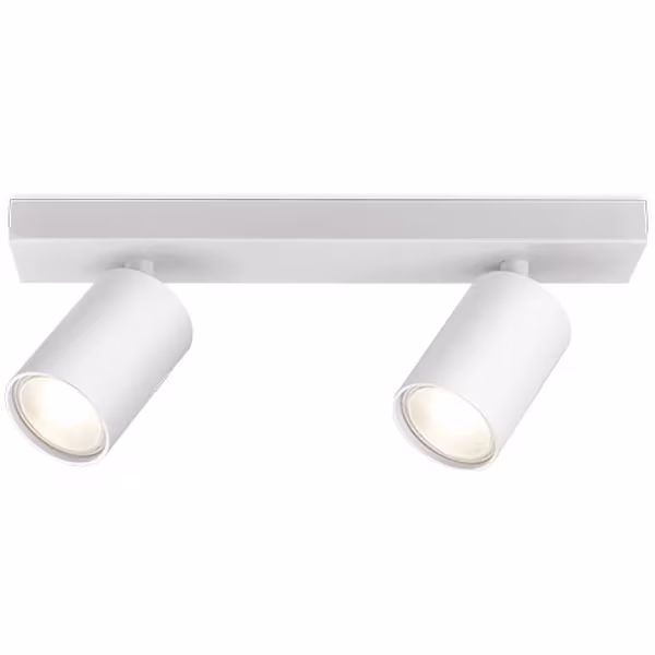 HLW LED LED Plafondspot - Brinton Betin - GU10 Fitting - 2-lichts - Rond - Mat Wit - Kantelbaar - Aluminium - Philips - CorePro 840 36D - 9.2W - Natuurlijk Wit 4000K HLW LED LED Plafondspot - Brinton Betin - GU10 Fitting - 2-lichts - Rond - Mat Wit - Kantelbaar - Aluminium - Philips - CorePro 840 36D - 9.2W - Natuurlijk Wit 4000K
