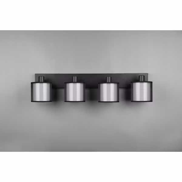 HLW LED LED Plafondspot - Plafondverlichting - Trion Bidon - E14 Fitting - 4-lichts - Rechthoek - Mat Zwart - Aluminium HLW LED LED Plafondspot - Plafondverlichting - Trion Bidon - E14 Fitting - 4-lichts - Rechthoek - Mat Zwart - Aluminium