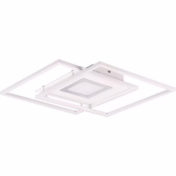 HLW LED LED Ceiling Lamp - Ceiling Lighting - Trion Avia - 36W - Adjustable Color - Remote Control - Dimmable - Matte White - Aluminum HLW LED LED Ceiling Lamp - Ceiling Lighting - Trion Avia - 36W - Adjustable Color - Remote Control - Dimmable - Matte White - Aluminum