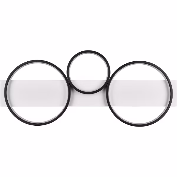 HLW LED LED Ceiling Light - Trion Rameda - 33W - Warm White 3000K - Dimmable - Rectangular Round - Matte Black - Metal HLW LED LED Ceiling Light - Trion Rameda - 33W - Warm White 3000K - Dimmable - Rectangular Round - Matte Black - Metal