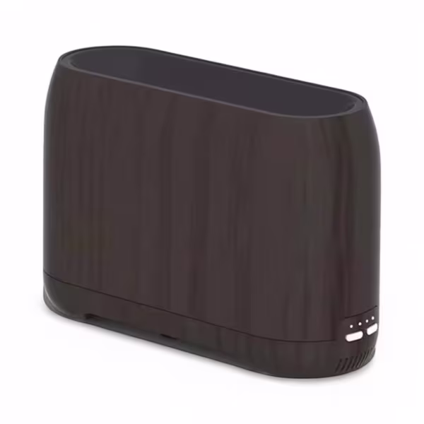 Smartlife Domotica Luchtbevochtiger en Aromatherapie + Speakerfunctie 400ml Houtlook Donker