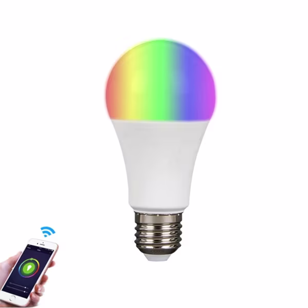 Smartlife Domotica Smart LED Lamp | E27 fitting | 9W | RGBCW kleurenspectrum | Dimbaar | Spraakbesturing | Dual-connectiviteit | Lange levensduur