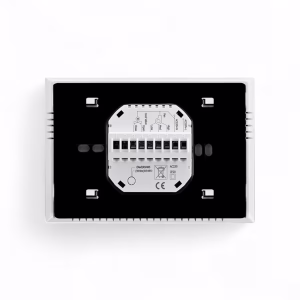 Smartlife Domotica Wifi Inbouw Thermostaat met Touchscreen voor Electrische verwarming (zwart) Smartlife Domotica Wifi Inbouw Thermostaat met Touchscreen voor Electrische verwarming (zwart)